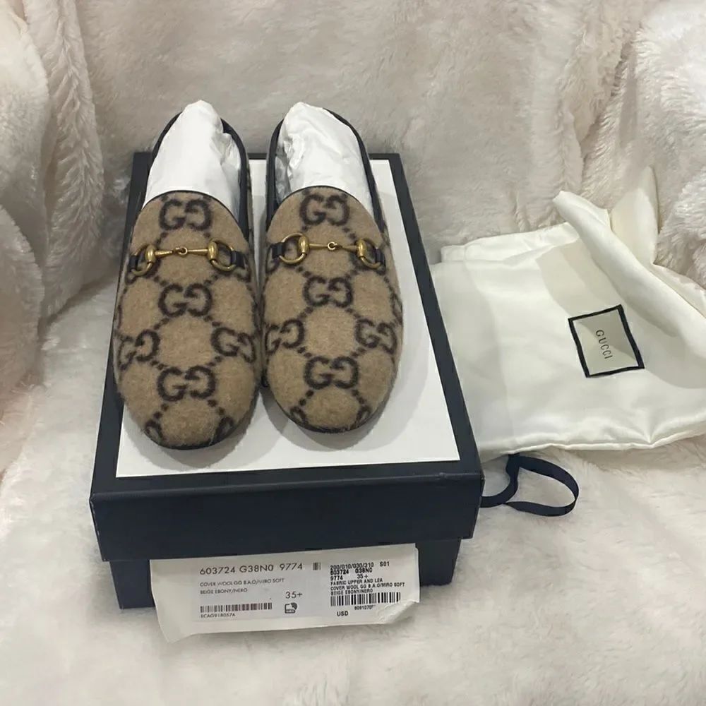 Gucci wool loafers